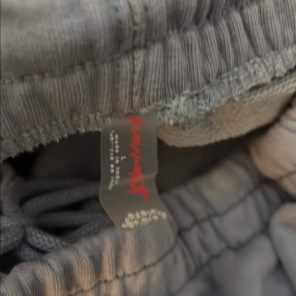 FP Movememt gray Sweatpants with coral and White Accents size L, like new! - Picture 3 of 4